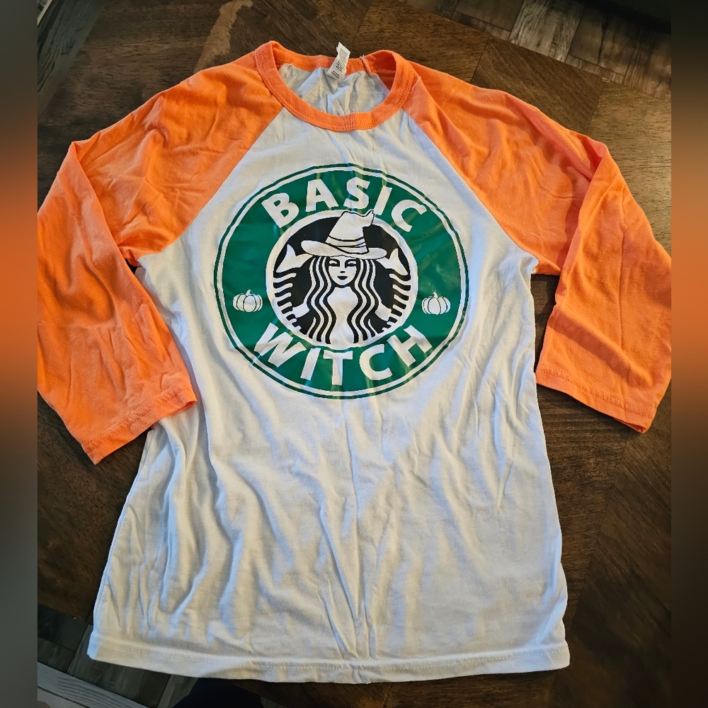 Basic Witch baseball T size small